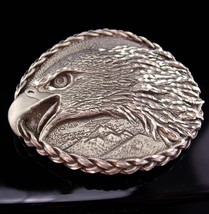Vintage Eagle BUCKLE Patriotic - Silver American bird - Biker buckle - P... - $65.00