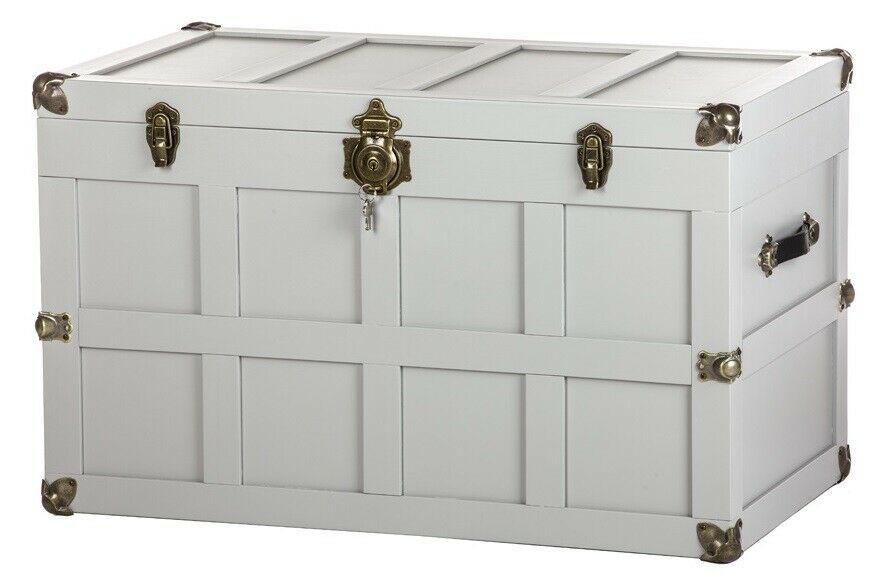 36½" CEDAR HOPE CHEST Amish Handmade Trunk with Brass & Leather