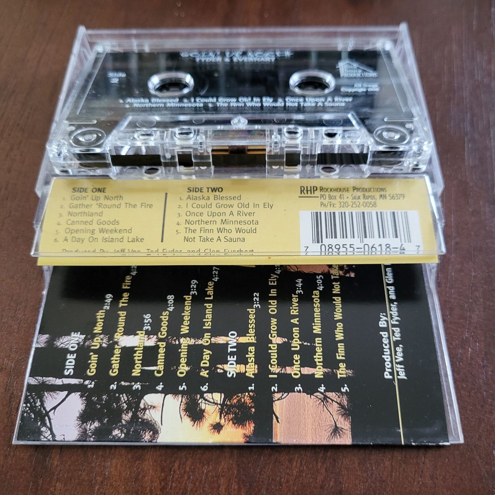 Goin' Up North Fyder and Everhart Cassette Tape Rockhouse Productions