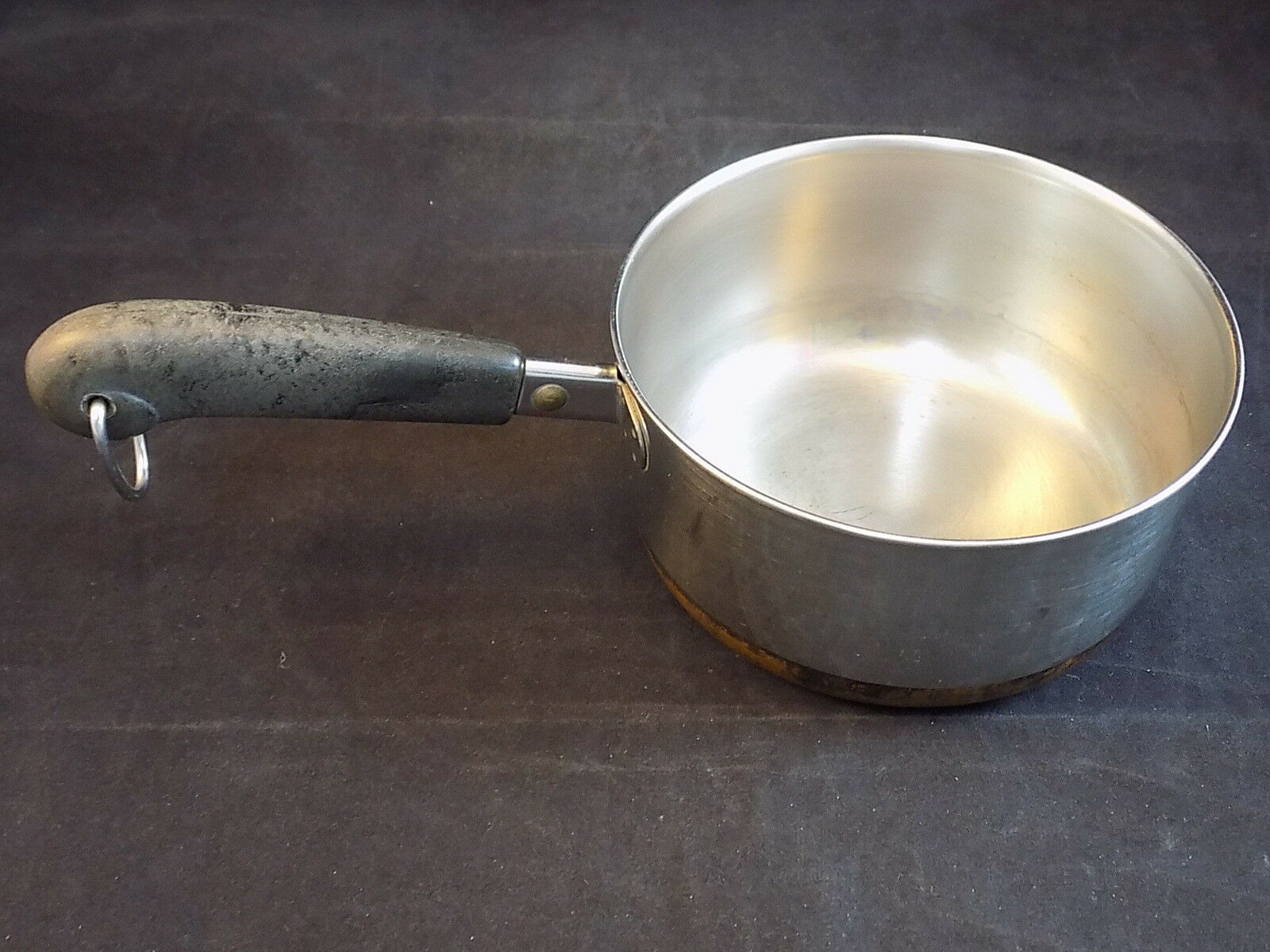 Vintage Revere Ware 10 Frying Pan No Lid Copper Clad Heavy