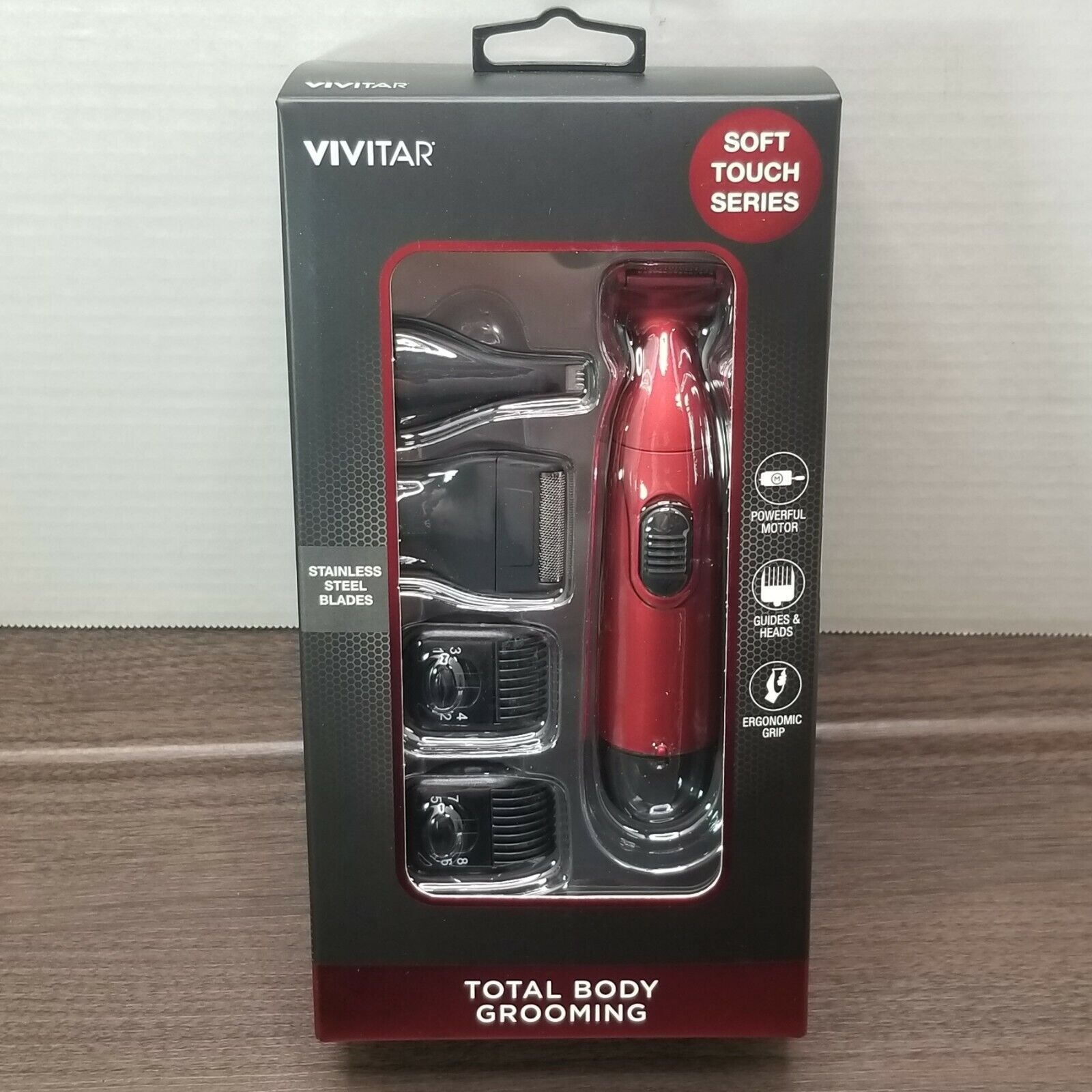 VIVITAR TOTAL BODY GROOMING Nose Ear Hair Beard BATTERY Precision