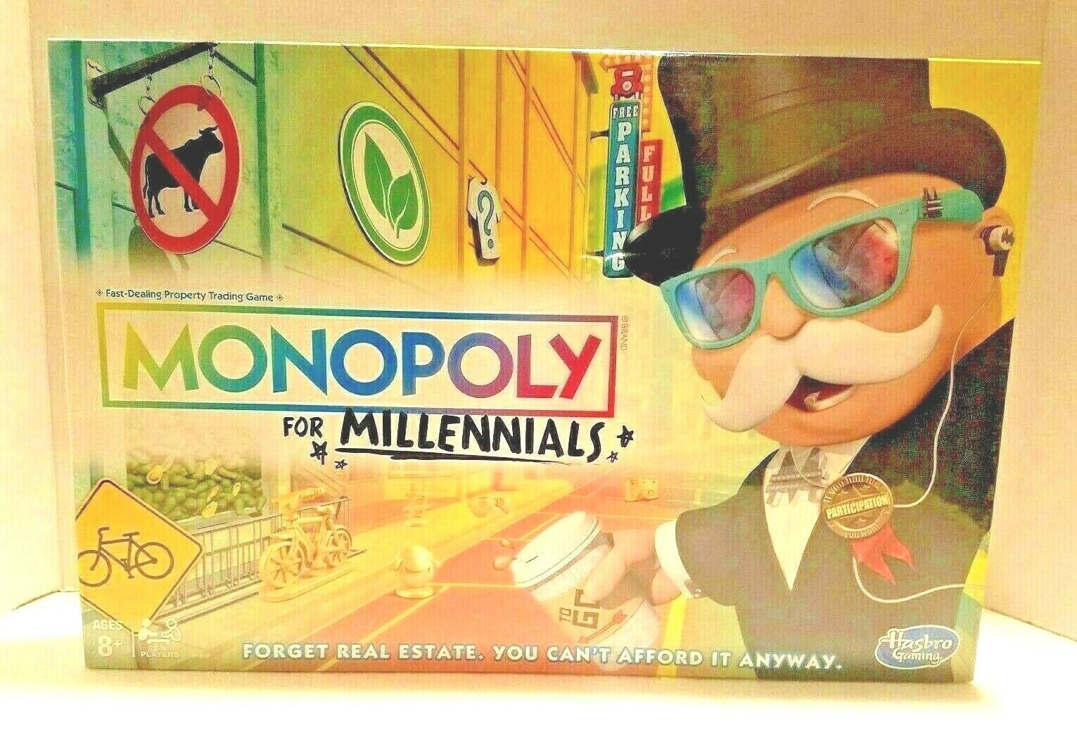 Monopoly For Millennials Edition Board Game Factory Sealed ...