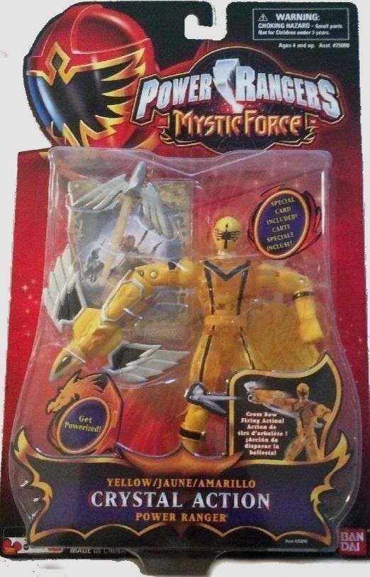 Power Rangers Mystic Force 5/" Green Mystic Light Ranger New Factory Sealed 2006