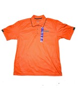 FAMU Champion Florida A&amp;M University Rattlers Polo Coach Shirt Orange Gr... - $25.19