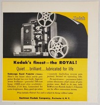 1954 Print Ad Kodak Kodascope Royal Projectors Eastman Rochester,New York - $10.87
