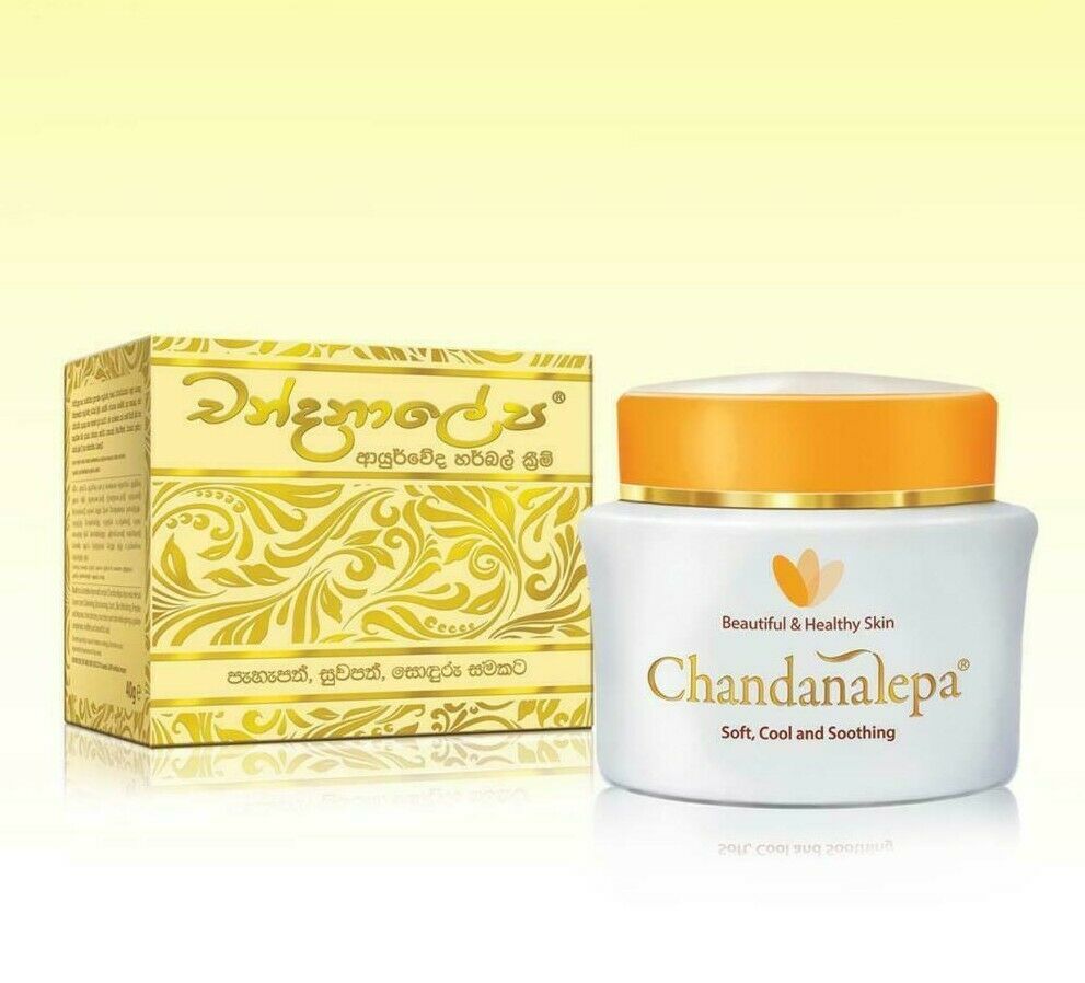 CHANDANALEPA  Ayurvedic Herbal Fairness Cream For Beautiful Appearance Ceylon