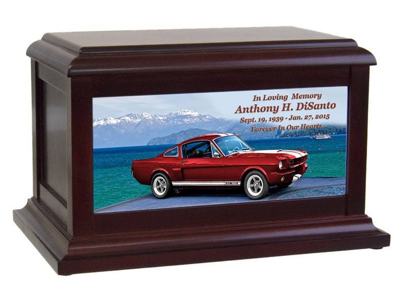 Red Mustang Cremation Urn Cremation Urns