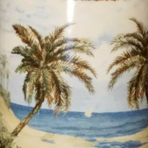 Sakura Plantation Home Paul Brent  Palm Trees Island Ocean Coffee Mug Tropical - $19.87