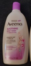 2 Aveeno Soothing Prebiotic Oat Camellia Body Wash Sensitive (K36) - $33.00