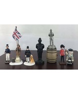 Lot Of 7 British  Soldiers And Ornament - $18.70