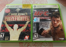 Don King Presents: Prizefighter (Microsoft Xbox 360, 2008) & UFC 2009 Undis - $8.90