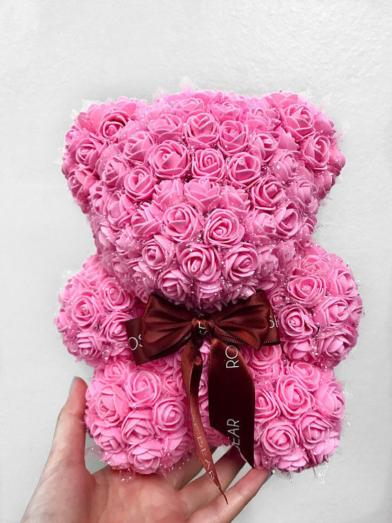 rose bear 20cm