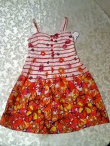 Size 7 Speechless dress sundress floral orange multicolor girls new - $16.29