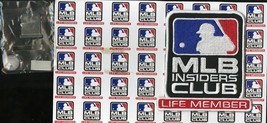 Mlb Insiders Club Life Member Patch, Stickers & Charm Collection New - $9.95