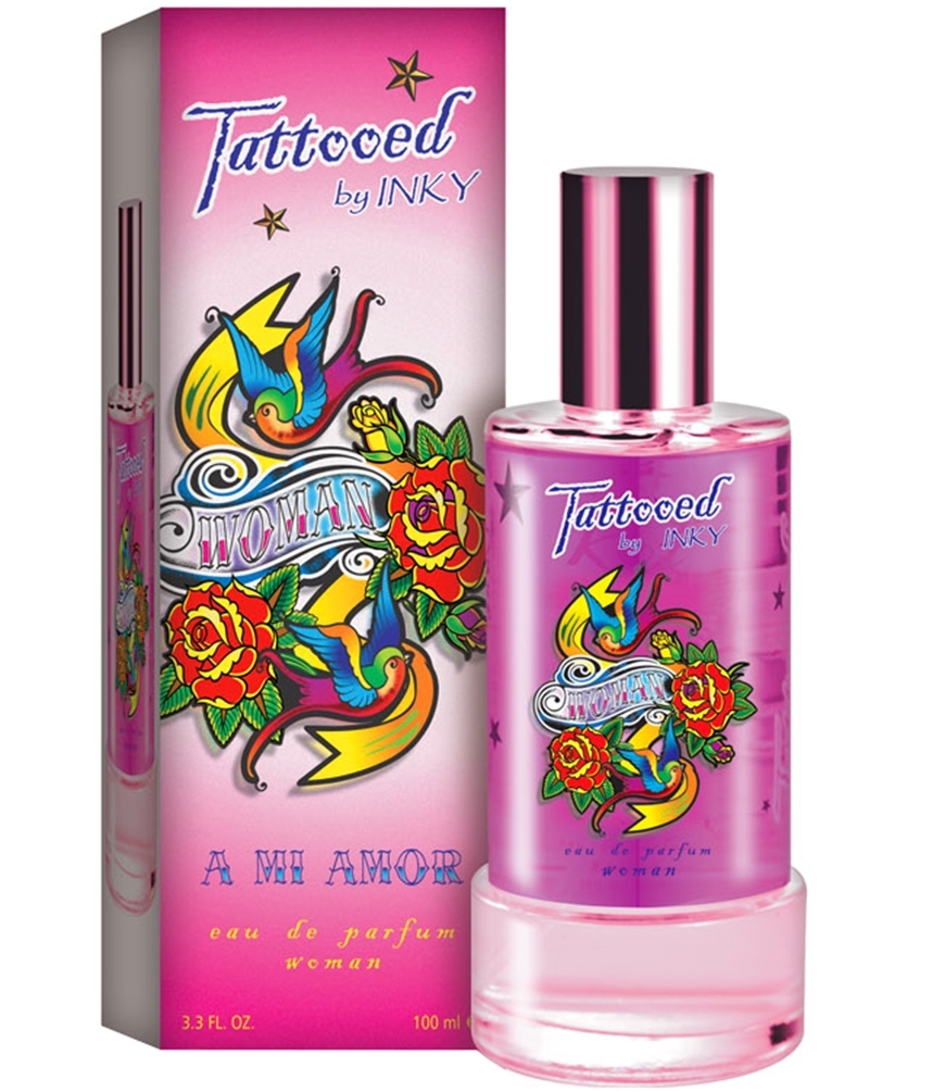 Tattooed Women Eau de Perfum Spray By Preferred Fragrance 3.4 oz
