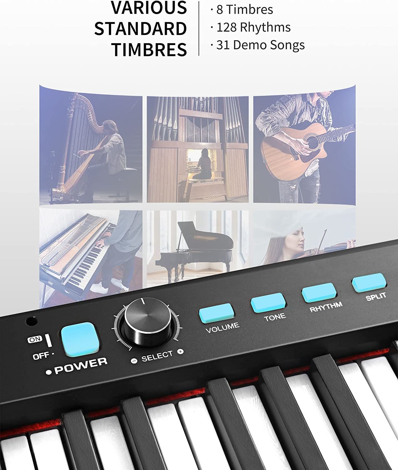 Starfavor 88Key Keyboard Electronic Keyboard Piano for Beginner, Semi