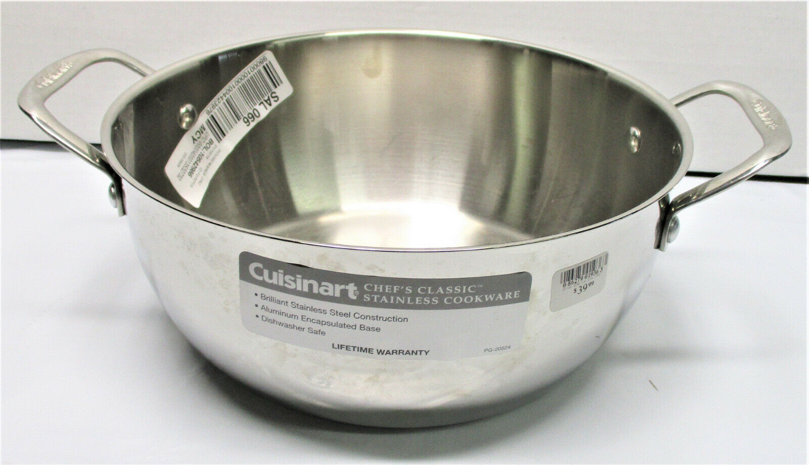 CUISINART 5.5 QUART STAINLESS MULTIPURPOSE POT model 75526GD Cookware