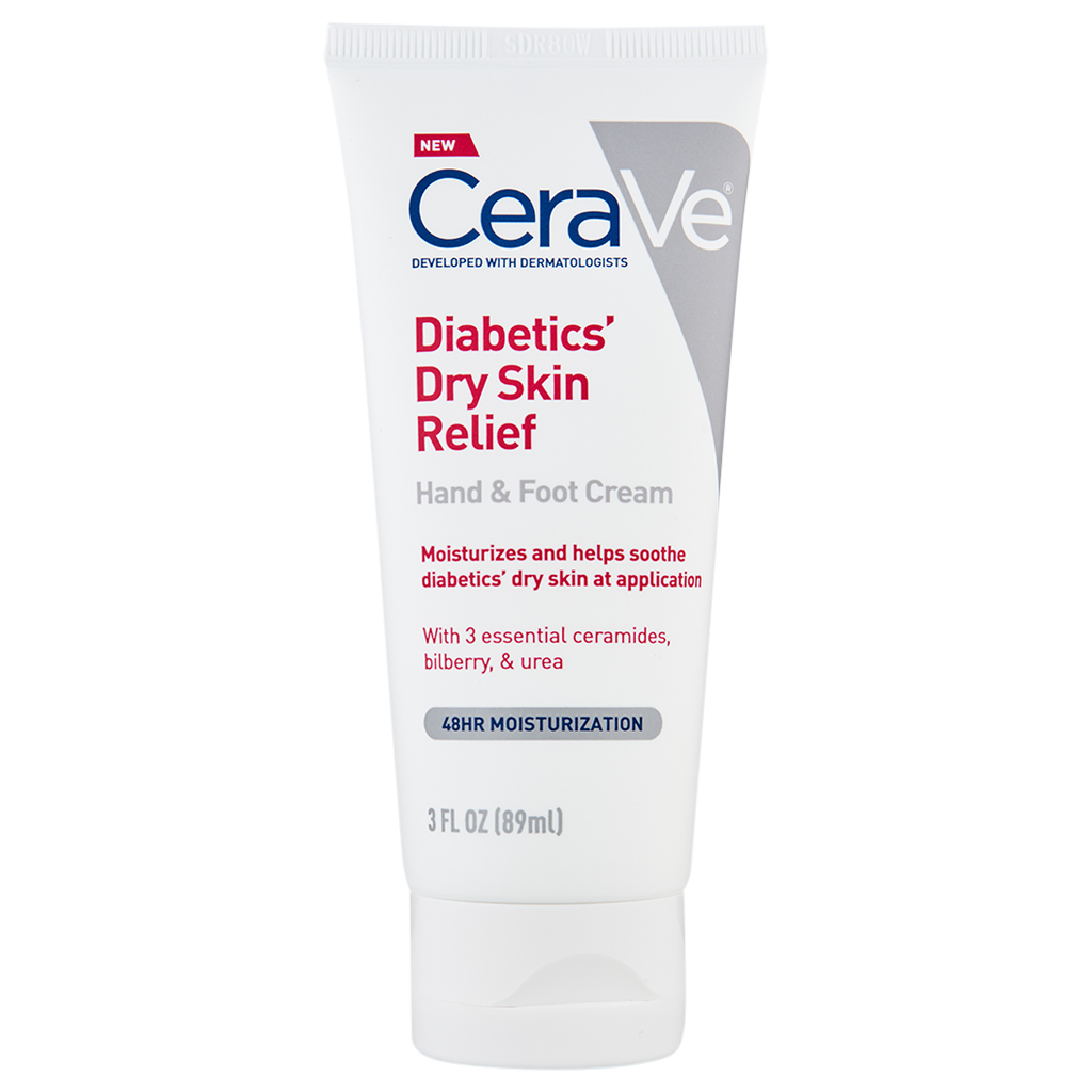 CeraVe Diabetics Dry Skin Relief Hand & Foot Cream Hand Creams