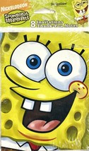 Spongebob Squarepants 8 Party Invitations and 8 Thank You Notes 2007 Nickelodeon - $5.93