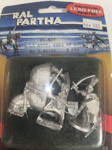 RAL PARTHA BRIL LE ANDE HERO SEALED Metal Miniatures Blister Ante Of Light Mount - $5.00