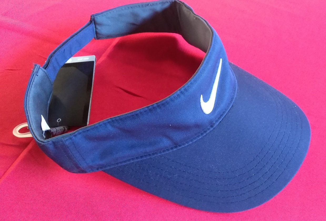navy blue nike visor