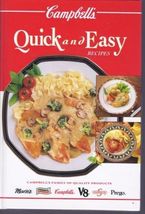 CAMPBELL&#39;S QUICK &amp; EASY RECIPES Hardcover Book 192 Pages  1994  ISBN:289... - $5.00