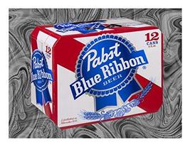 Custom Pabst Blue Ribbon Edible Image Cake Topper For Quarter Sheet Cake! - $10.99