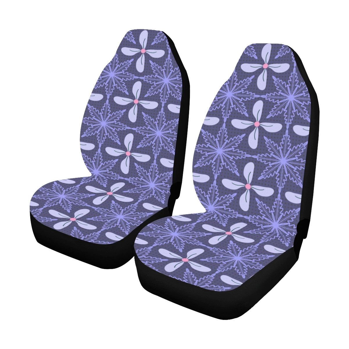 Light Purple Elegant Fragrant Universal Fit Auto Drive Car Seat Covers