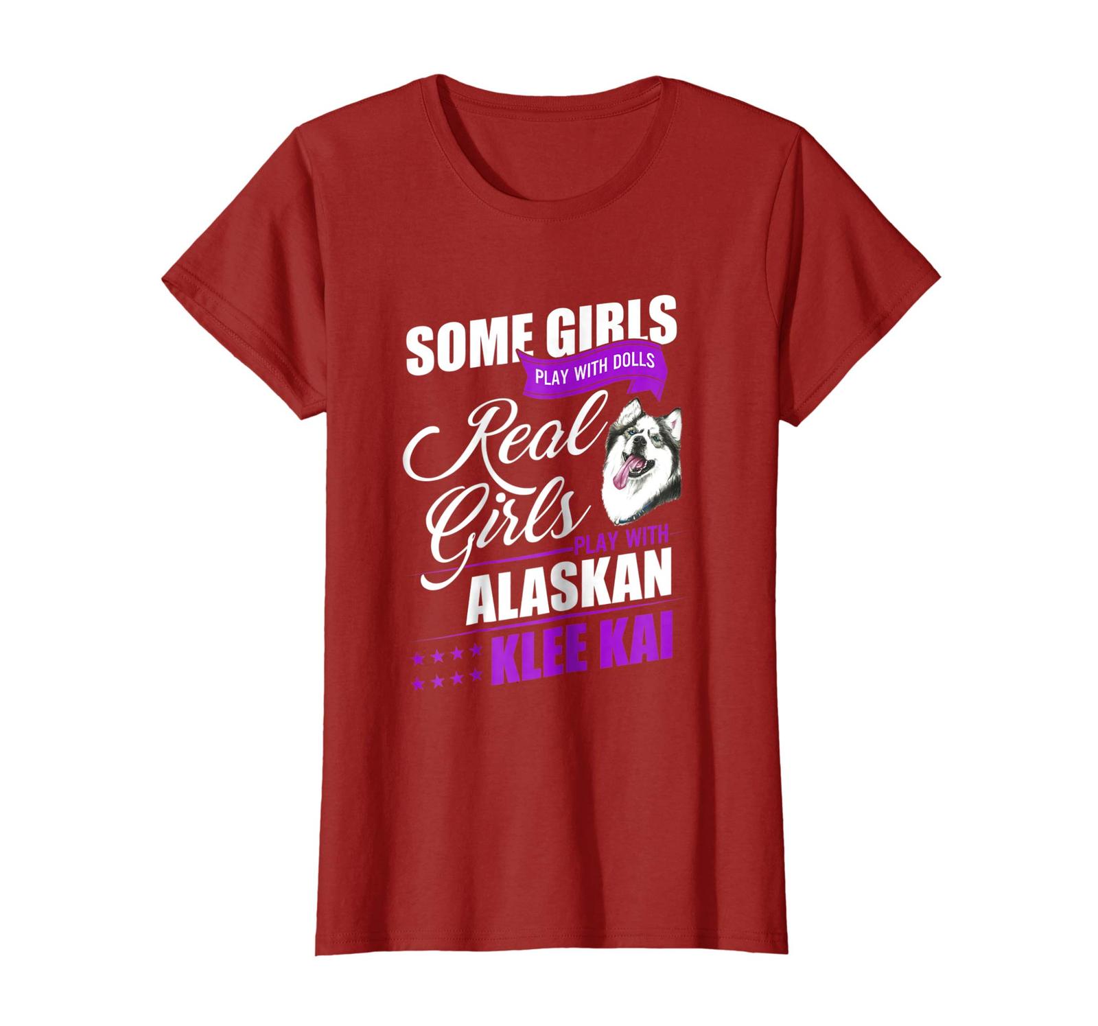 Dog Fashion - Alaskan Klee Kai Dog T-Shirt Funny Gift For Real Girls Wowen