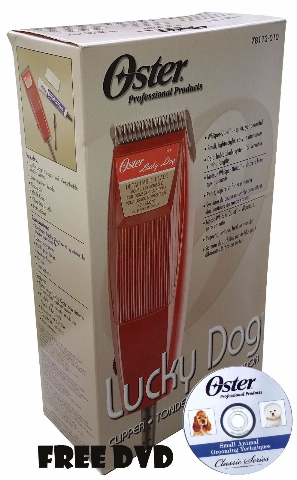 oster lucky dog clippers model 113