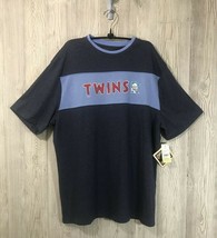 Genuine Merch Minnesota Twins Mens Multicolored Short Sleeve Tee Size XL MLB Nwt - $11.88