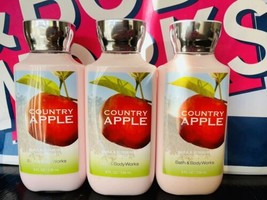 3x New Bath Body Works Country Apple  Vitamin E Body Lotion Full Size - $29.99