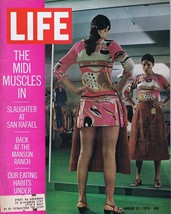 ORIGINAL Vintage Life Magazine August 21 1970 Midi Muscles In