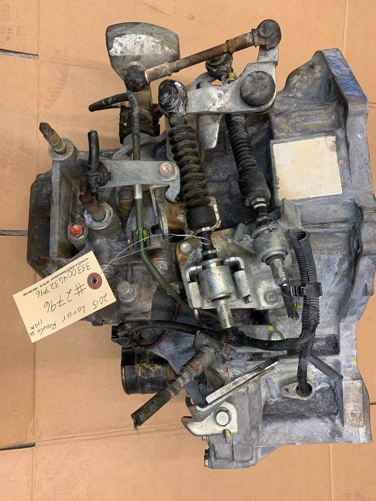 2015 Mitsubishi Lancer 2.0 Liter NonTurbo Manual Transmission F5MBB