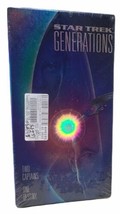 Star Trek: Generations (VHS, 1995) Super Rare Holographic sealed William Shatner