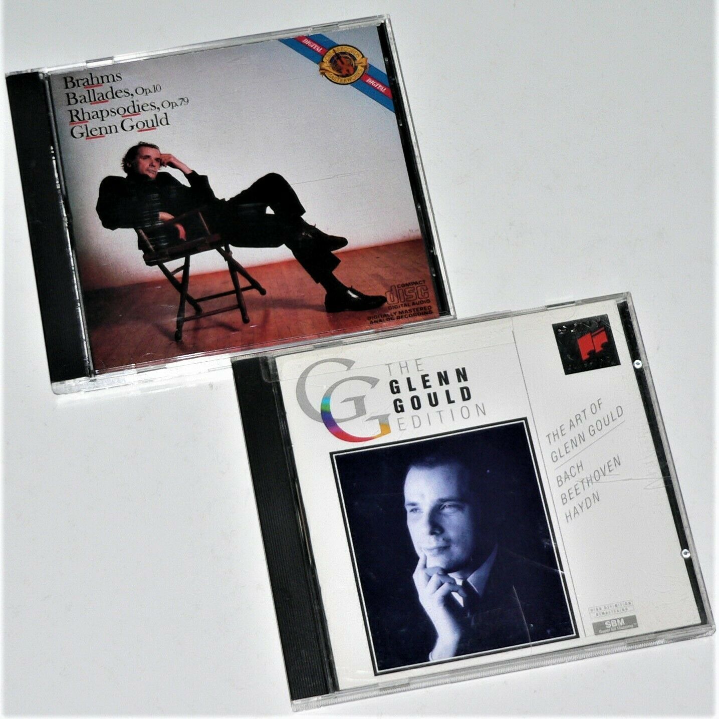 GLENN GOULD - 2 x CD - BRAHMS ~ BALLADES & RHAPSODIES / EDITION BACH ...