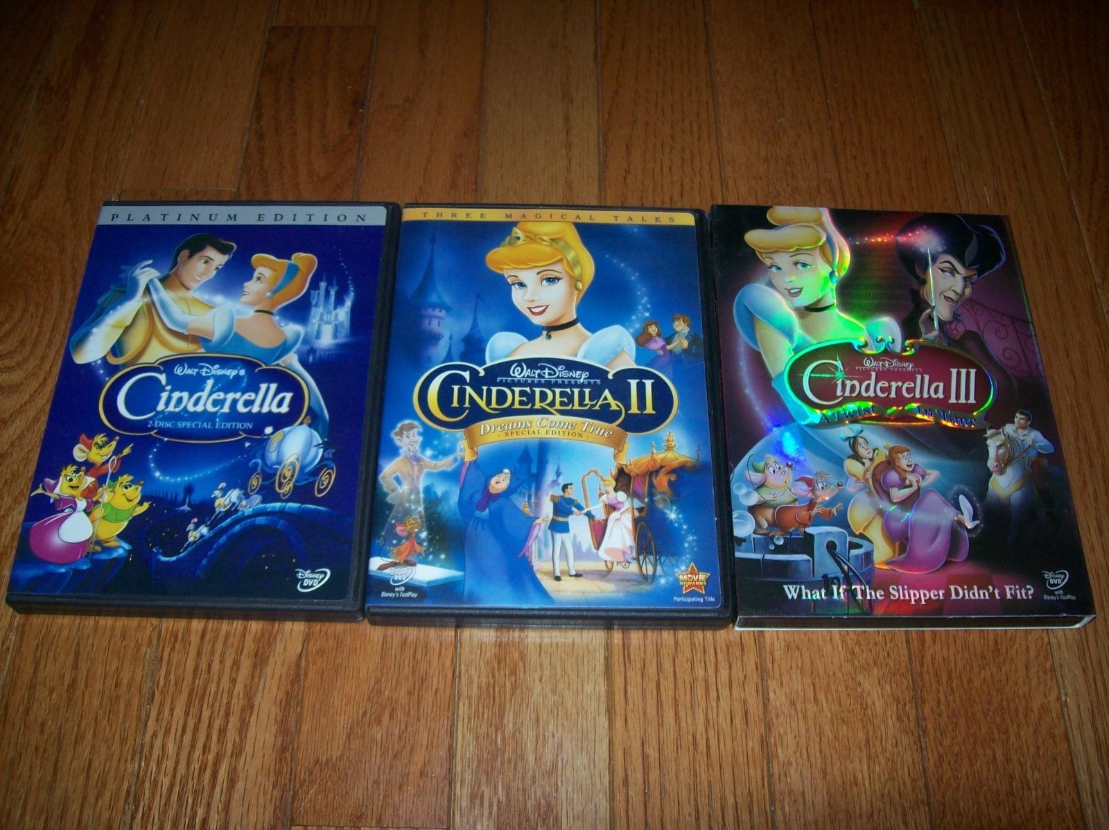 Cinderella Trilogy 1-3 - DVD, HD DVD & Blu-ray