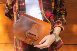 Handmade Leather Crossbody Bags, Leather Purse, Leather Shoulder Bag, Le... - $52.00