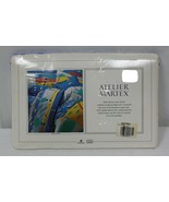 Vtg Atelier Martex Kabuki Fans Full Flat Sheet Jeanne Marc U.S.A. - $24.74