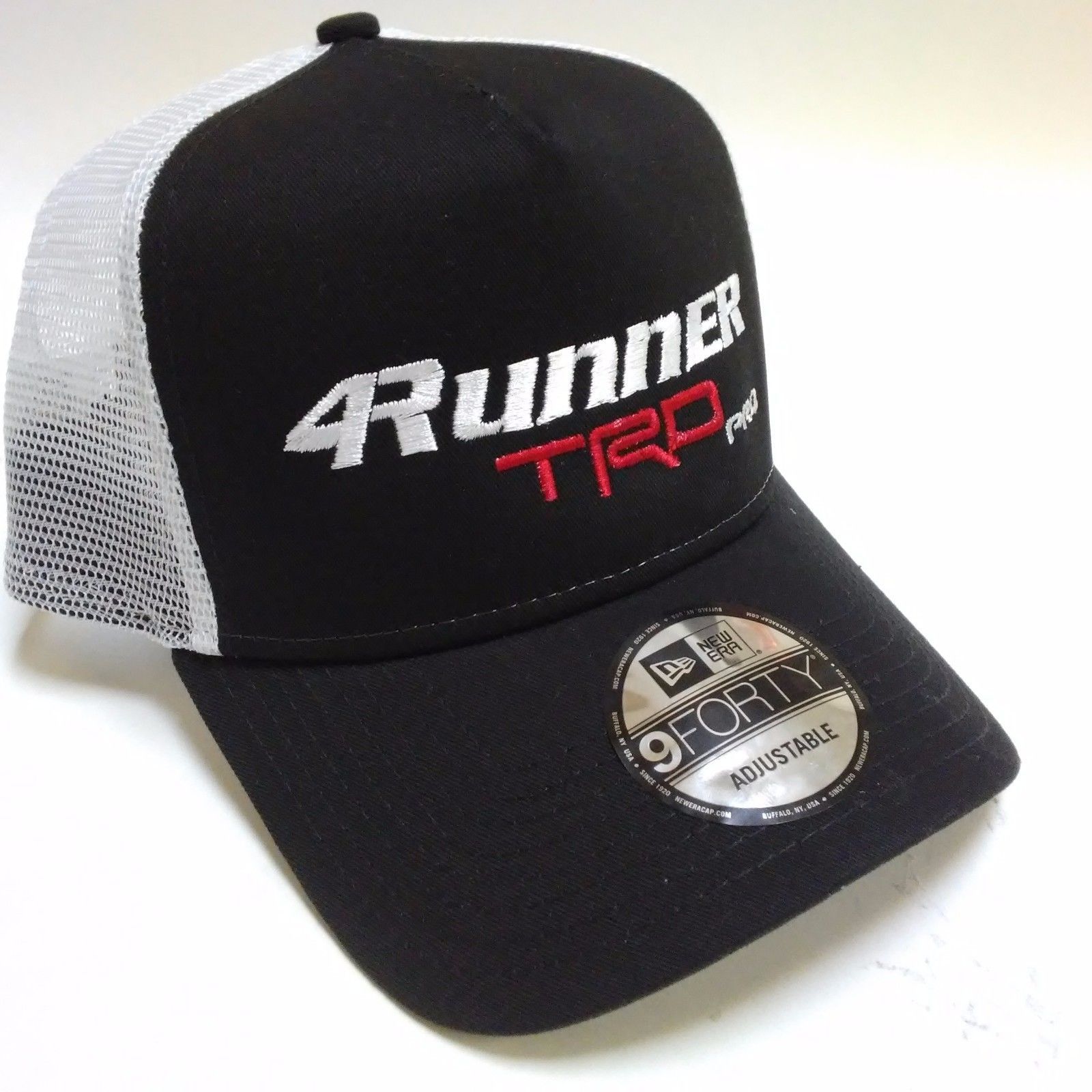 New TOYOTA 4RUNNER TRD PRO Hat Cap 9FIFTY NEW ERA BLACK WHITE Hats
