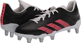 adidas Men's Kakari SG Rugby Boot, Core Black/Signal Pink image 2
