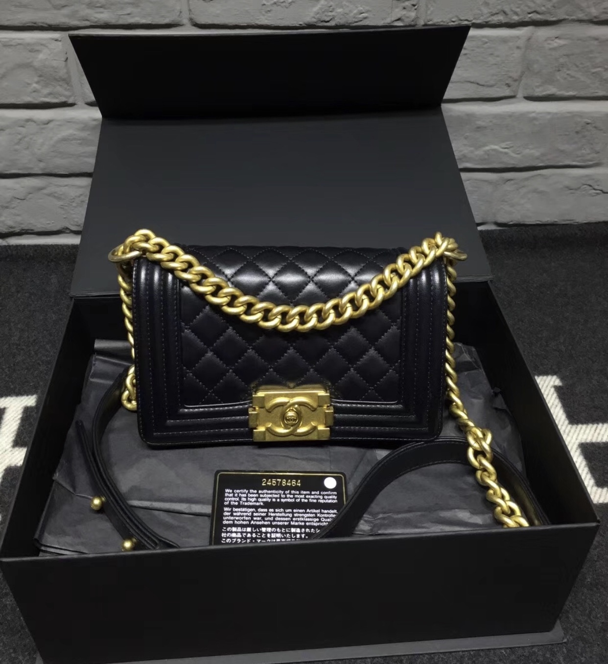 chanel quilted boy flap