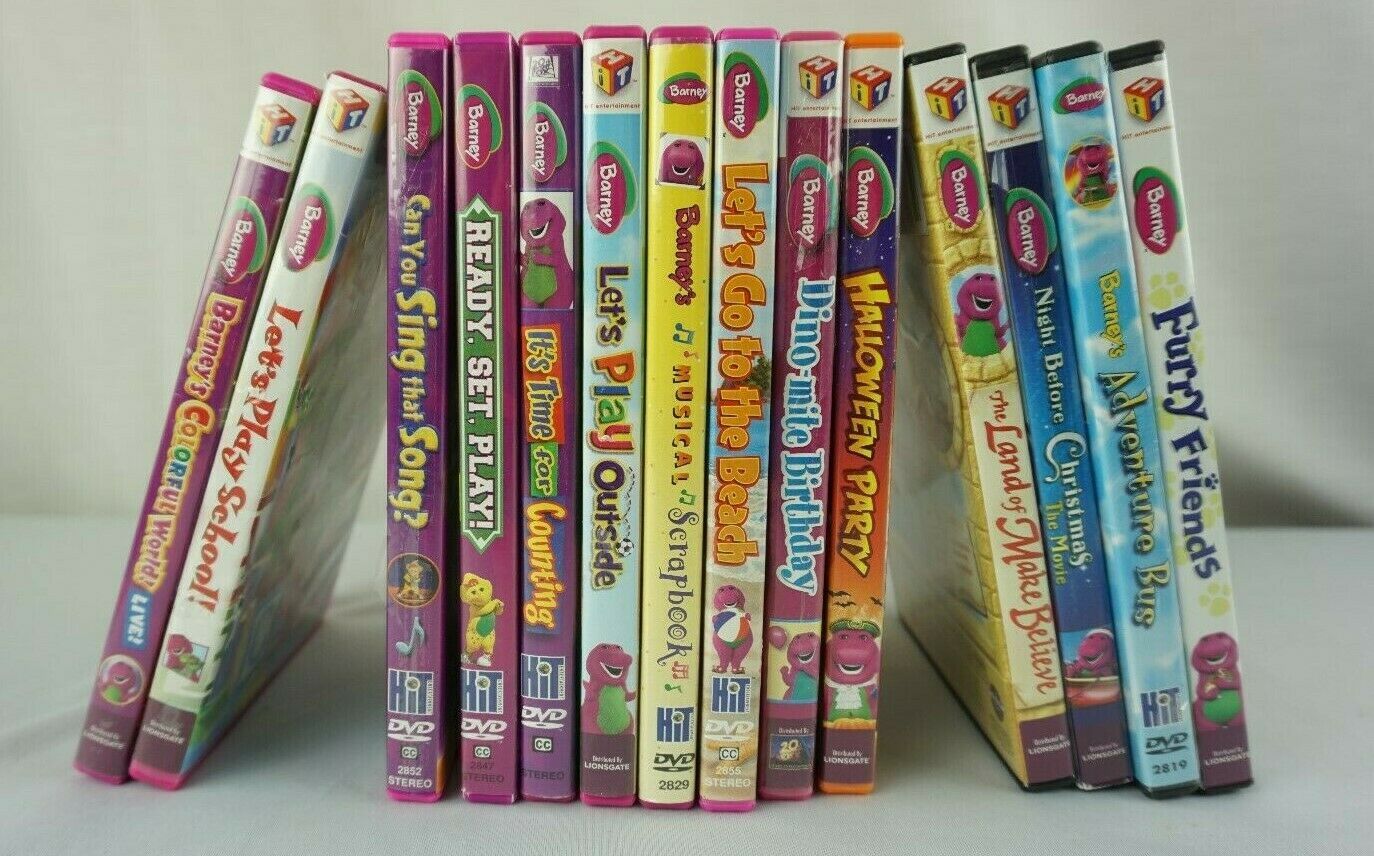 Barney the Purple Dinosaur Childrens Kids TV Show Movies Videos on DVD ...