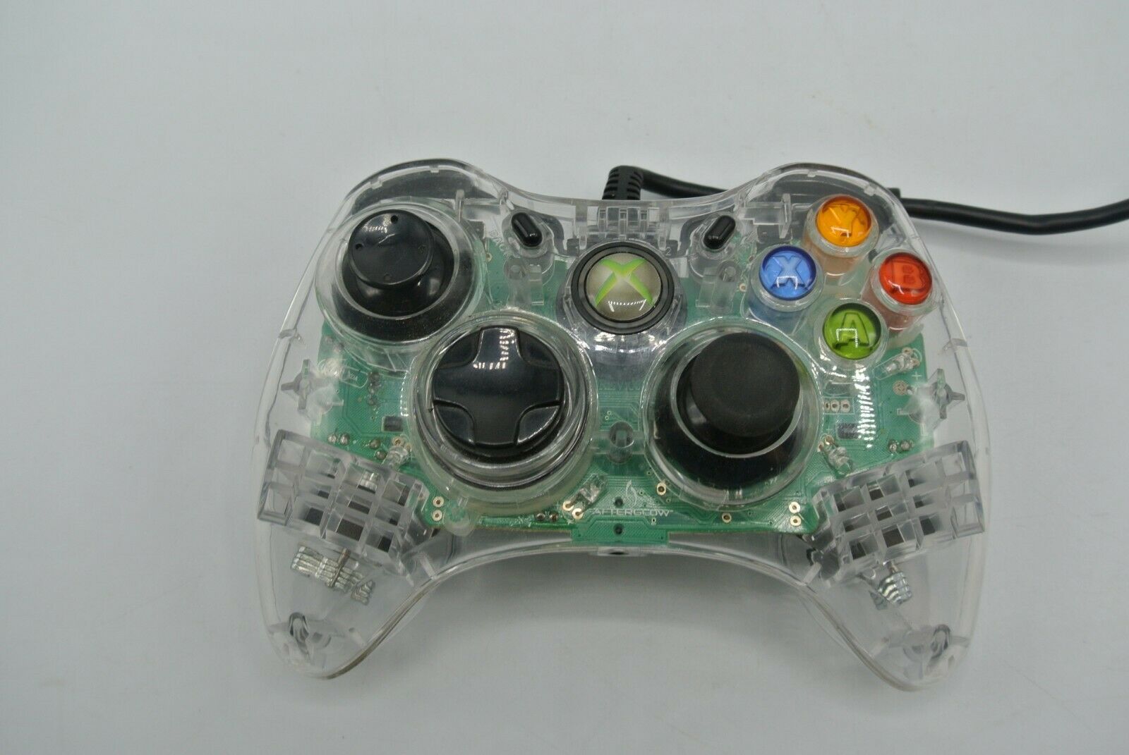 Xbox 360 Wired Clear Afterglow Controller Model PL3602 AX.1 PDP China