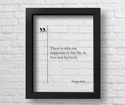 TRANSPARENT George Sand Quote Romantic Wall Art Love Quotes George Sand Wall Art - $29.00