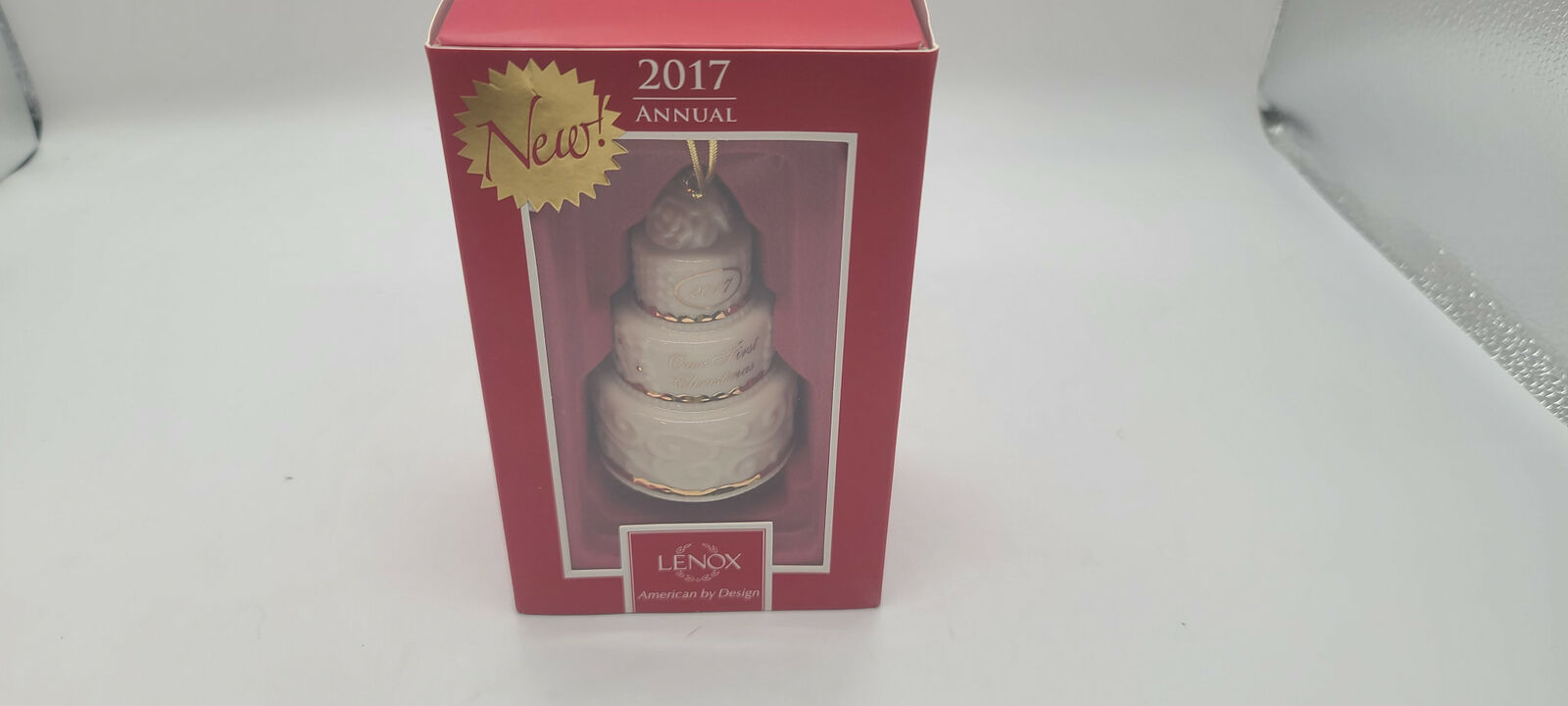 Primary image for NIB 2004 Annual Lenox Our Forst Christmas Together Husband & Wife Ornament NEW