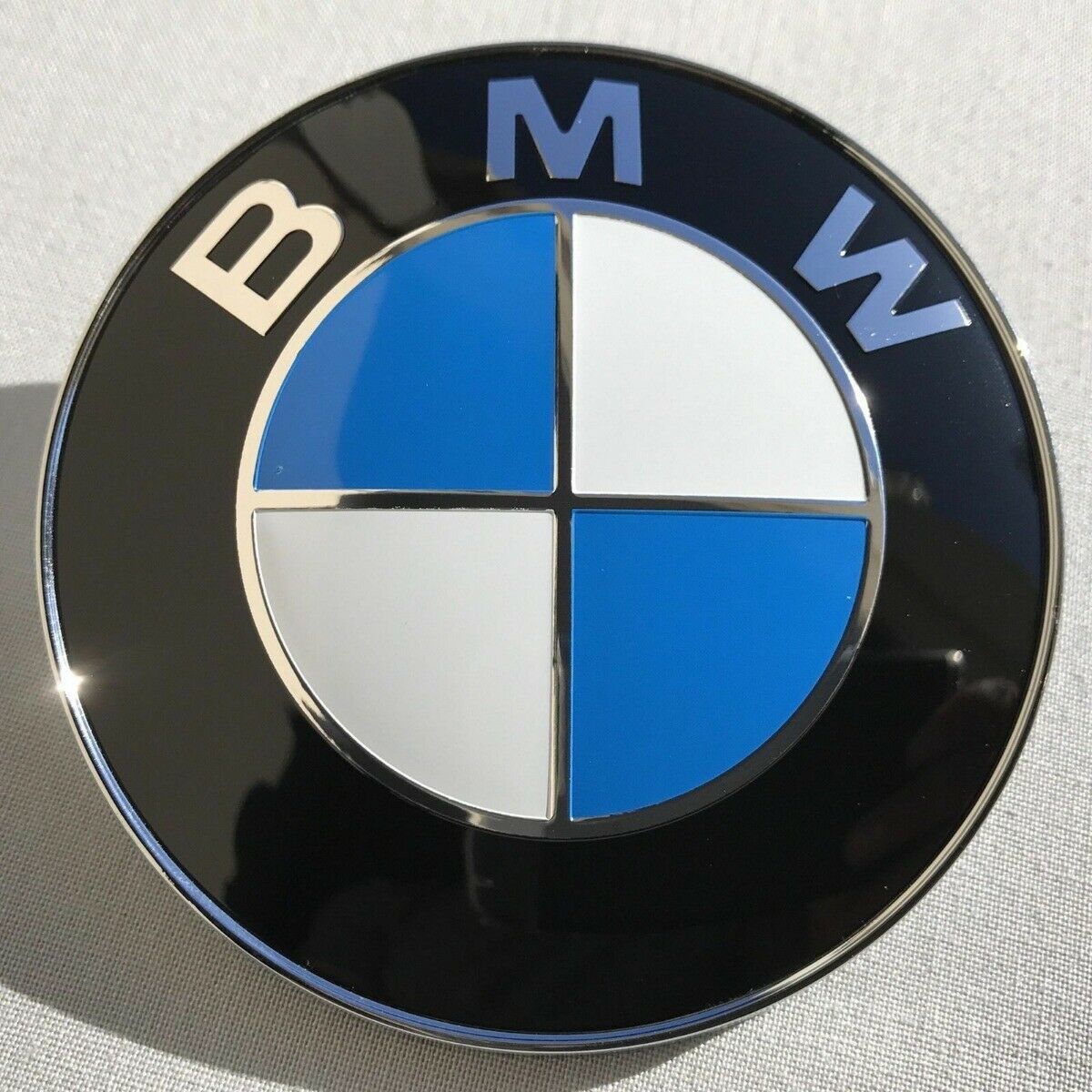 2PCS Front Hood & Rear Trunk (82mm & 74mm) Badge Emblem For BMW - Emblems