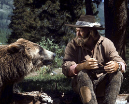 The Life and Times of Grizzly Adams Dan Haggerty with giant bear 16x20 Canvas Gi - $69.99