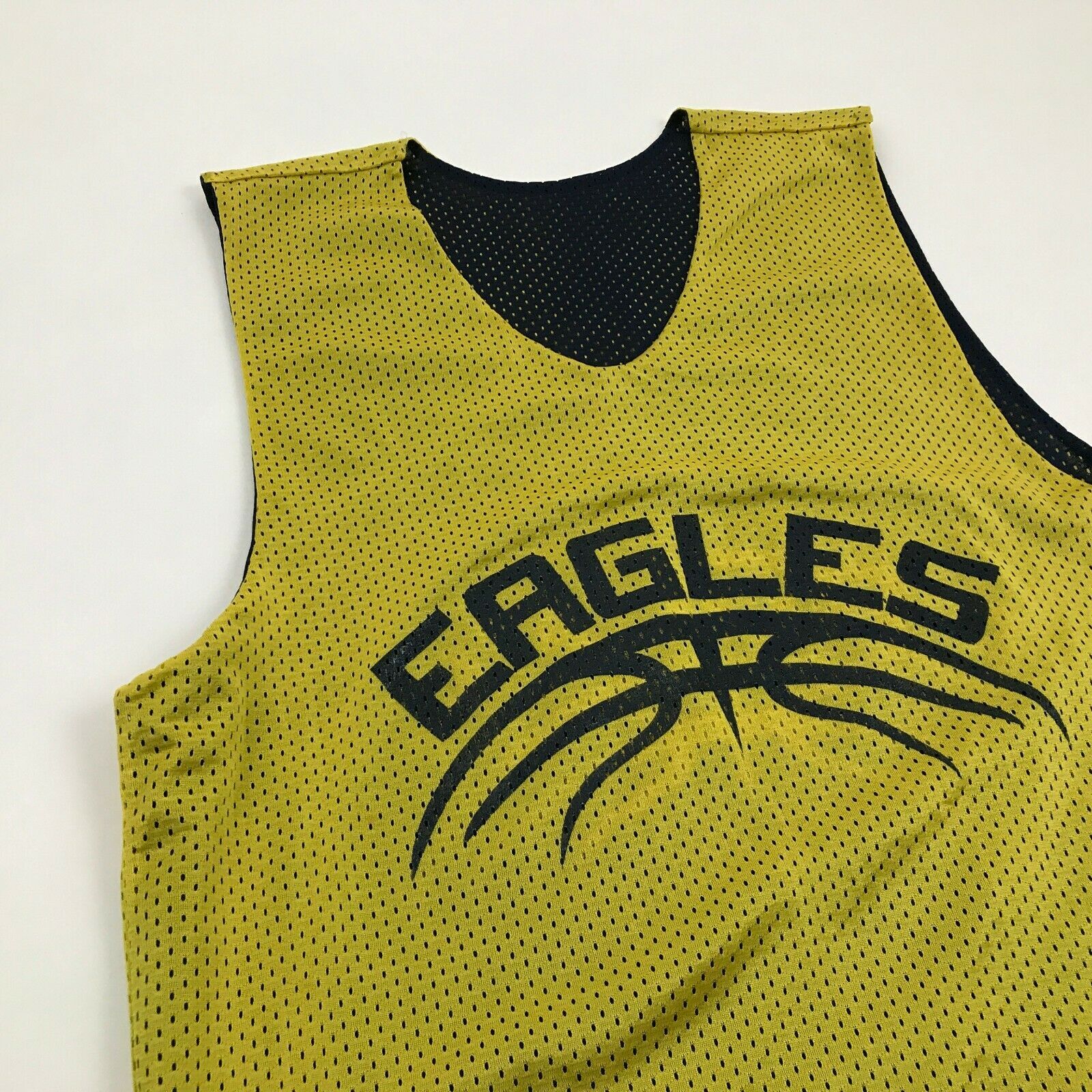 NEW Eagles Basketball Jersey REVERSIBLE Sleeveless Tank Top Blue Yellow Shirt Activewear Tops