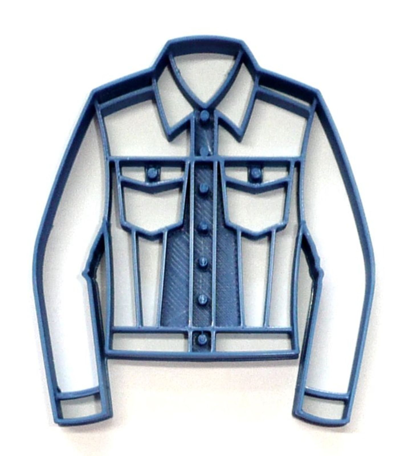 Denim Jean Jacket Detailed Clothing Fashion Cookie Cutter Made in USA PR3206